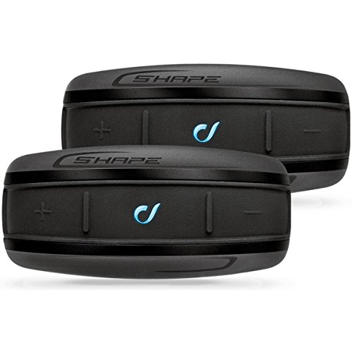 Interphone Shape - Doble - Auriculares Bluetooth Intercom para Motocicletas, Uso...