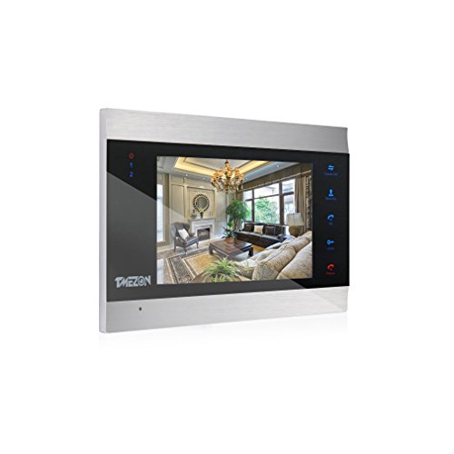 TMEZON 7 Zoll Farbe LCD Botón táctil Video Türsprechanlage Türsprechanlage...