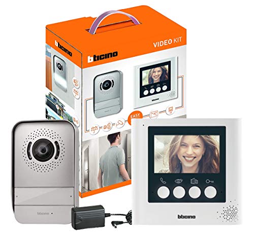 Kit videoportero BTicino 316913, compuesto de un monitor de vídeo interior con...